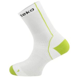 Teko Off Road Running White/Firefly Socks